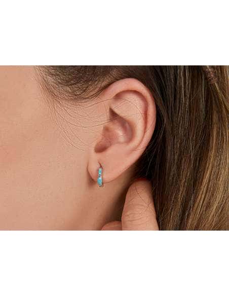Pendientes para Mujer Turquesas Navette y redondas - Marea D02701/AA