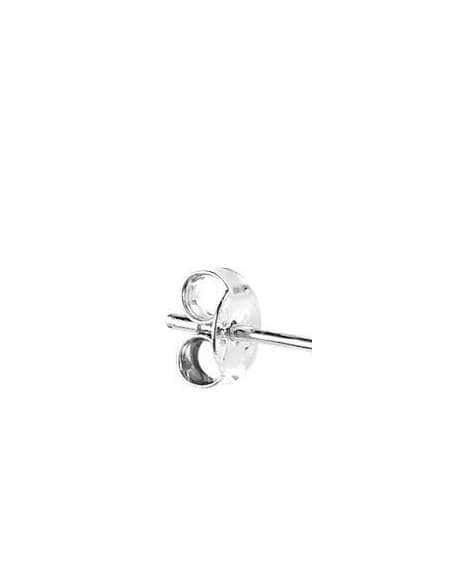 Pendientes para Niña Estrella con circonita (7mm) - Plata de ley