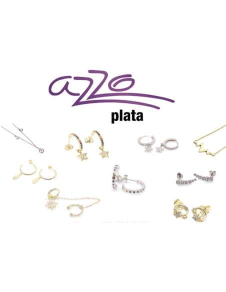 Pendiente para Niña Perla flor circonita con perla - Plata de ley