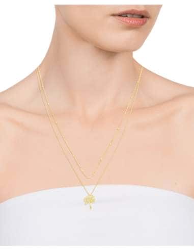 Collar para Mujer Árbol de la Vida y cadenas de...