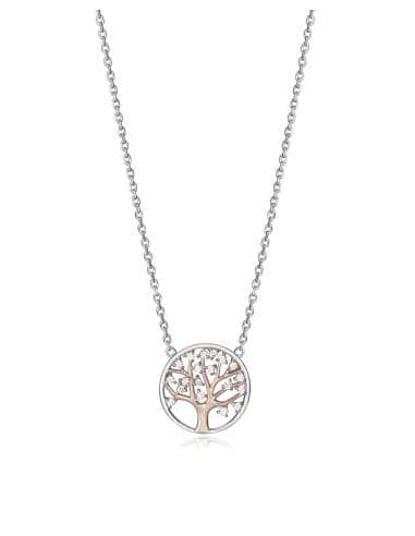 Collar para Mujer Árbol de la Vida Bicolor con Circonitas - Viceroy 85028C100-30