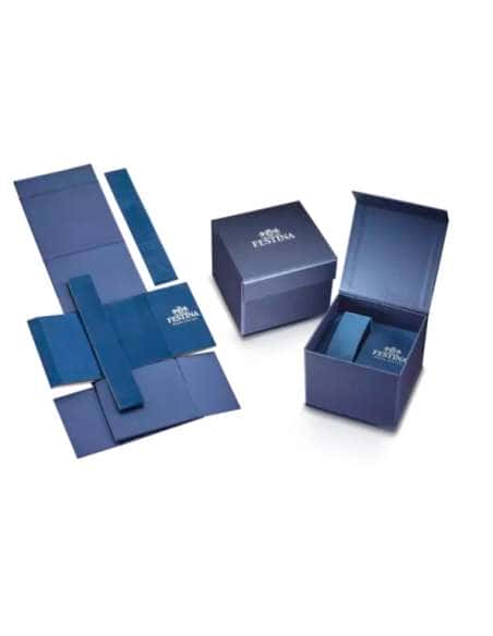 Reloj para Hombre Clásico Acero con Esfera Azul y Calendario - Festina F16744/3