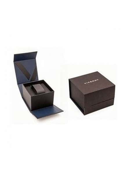 Reloj para Hombre Chronograph Ceramic con Caja Oro Rosa y Correa de Piel Negra - Viceroy 401401-17