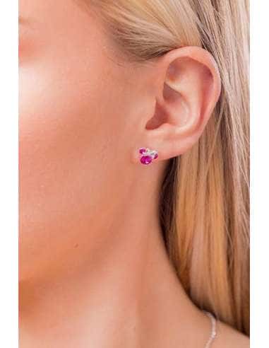 Pendientes para Niña Minnie Mouse Rosa con...