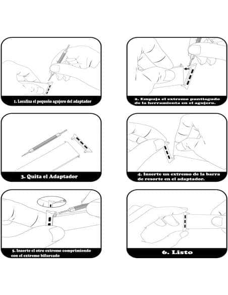 Adaptador para correa de Reloj Apple Watch (20mm)