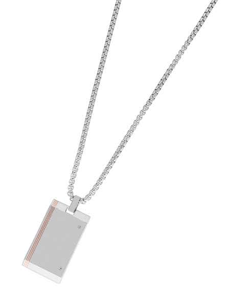 Collar para Hombre de Acero - Marea C00107/58 (Grabado incluido)