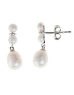 Pendientes para Mujer  Aro Pera en Plata con Baño de Oro - Salvatore 272A0014