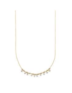 Collar para Mujer Plata de ley con  bolitas y circonitas...