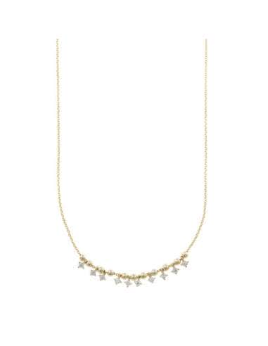 Collar para Mujer Plata de ley con  bolitas y...