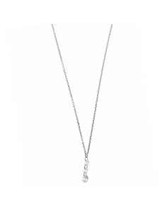 Collar para Mujer Plata de ley colgante con 3 circonitas...
