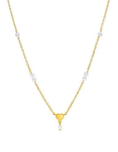 Collar para Mujer de Plata chapada en oro...