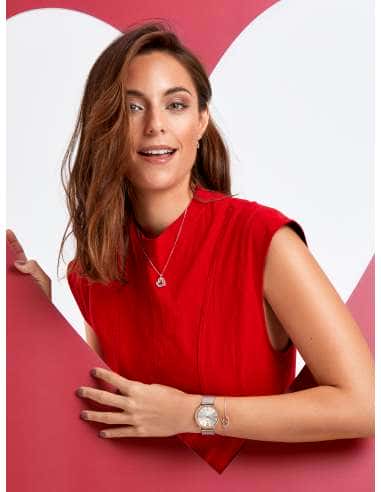 Pulsera para Mujer Corazones Entrelazados...