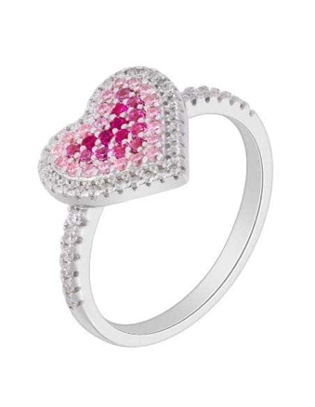 Anillo para Mujer Plata de Ley con Circonitas Rubí - Marea D02906/AK14