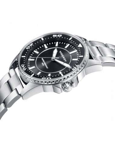 Reloj para Niño Deportivo con Correa de Acero y Esfera Negra - Viceroy 46773-57