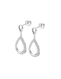 Pendientes para Mujer en Plata de ley en forma de Lágrima - Lotus LP3717-4/1