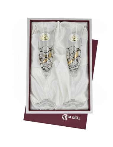 Copas para Bodas 25º Aniversario decoradas  a mano - GA4200V