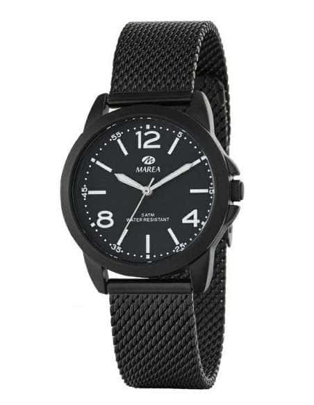 Reloj para Mujer de Acero Negro con Correa de Malla - Marea B41222/3