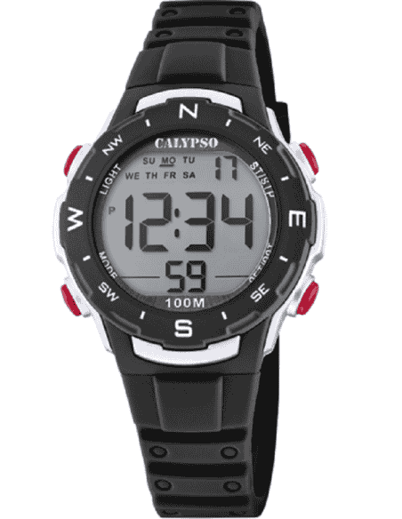 Reloj para Niño Digital Deportivo con Correa Negra - Calypso K5801/6