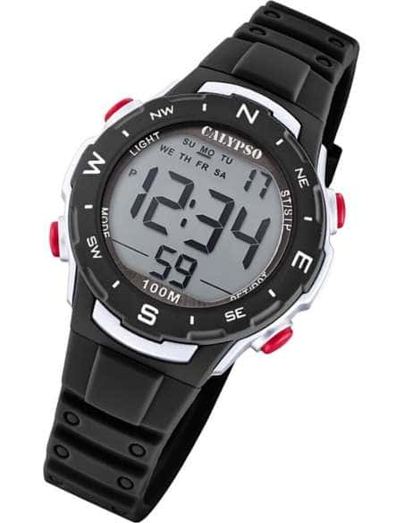 Reloj para Niño Digital Deportivo con Correa Negra - Calypso K5801/6