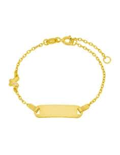 Pulsera esclava para Niña de Plata dorada con Mariposa - Marea D03403/AD