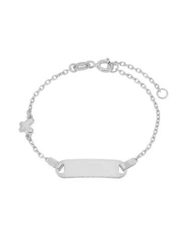 Pulsera esclava para Niña de Plata con Mariposa - Marea D03403/AC