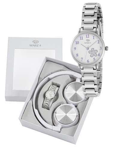 Pack Reloj para Niña de acero - Marea B41248/13