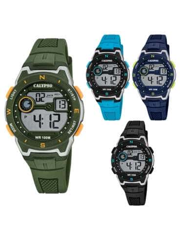 Reloj para Niño Digital caucho negro y azul -...