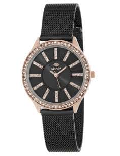 Reloj para Mujer Negro y Oro Rosa con Circonitas - Marea B41276/3