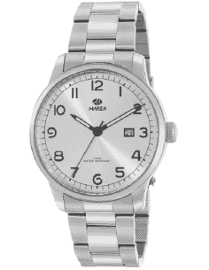 Reloj para Hombre de Acero con Esfera Plateada y Calendario - Marea B36192/2