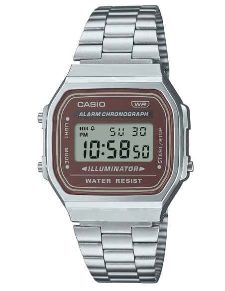 Reloj Unisex Marrón Vintage Esfera Marrón - Casio A168WA-5AYES