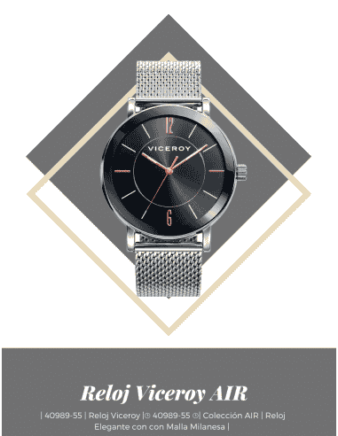 Reloj para Hombre con Correa de Malla y Esfera...