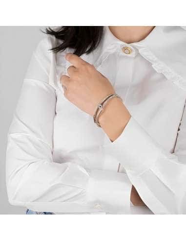 Pulsera para Mujer Aro Infinito con Circonitas...
