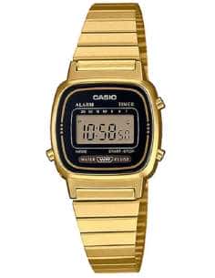 Reloj Unisex colección Vintage Dorado y Negro  - Casio LA670WEGA-1EF