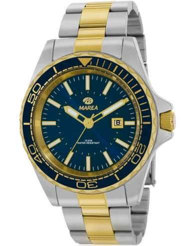 Reloj para Hombre Bicolor Acero y Oro Esfera Azul - Marea B36181/5