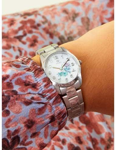 Pack Reloj y Complementos para Niña Floral con...