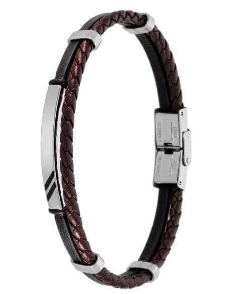 Pulsera para Hombre de Piel y Acero - Marea C00103/426