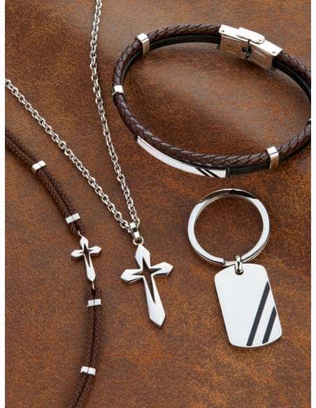 Pulsera para Hombre de Piel y Acero - Marea C00103/426