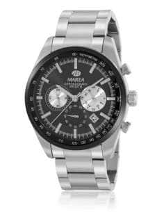 Reloj para Hombre Marea Cronógrafo en Acero Plateado con Esfera Negra y Plata - Marea B54188/2
