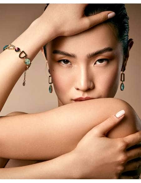 Pulsera para Mujer de Acero Dorado con Cristales y Circonitas - Viceroy 14088P01012