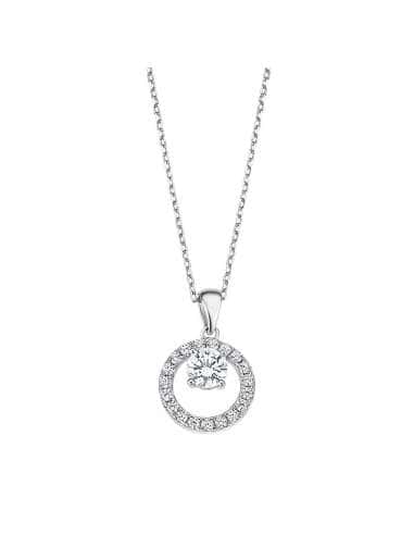 Collar para Mujer colgante con un cerco de...