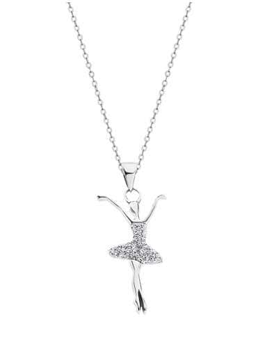 Collar para Mujer  Bailarina con circonitas - Lotus LP1684-1/1