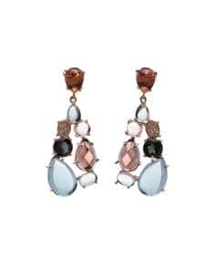 Pendientes para Mujer Salvatore Rose con circonitas y cristales 240A0002
