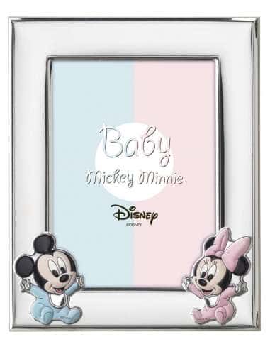 Marco de Fotos Infantil Baby Mickey Mouse y Baby Minnie Mouse - Disney D575 4L