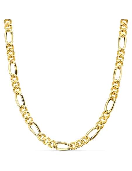 Cadena Caballero eslabón 3x1 Oro - Oro Amarillo 18k