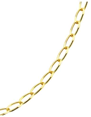 Cadena Caballero eslabón Bilbao - Oro Amarillo 18k
