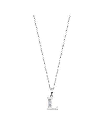 Collar para Mujer Lotus con la letra L LP3054-1/L