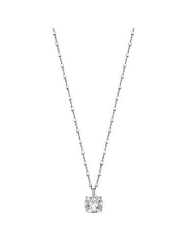 Collar para Mujer de plata Colgante Solitario con Circonita - Lotus LP2005-1/1