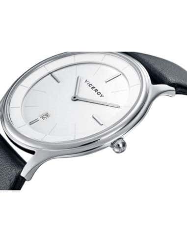 Reloj para Hombre Clásico con Esfera Blanca y...
