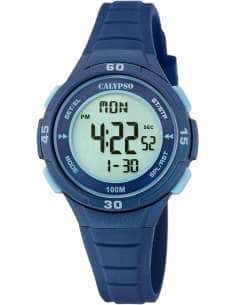 Reloj para Niño Digital Deportivo con Correa Azul Oscuro - Calypso K5830/5
