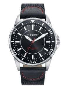 Reloj para Niño Deportivo con Correa Negra y Detalles Rojos  - Viceroy 46769-57
